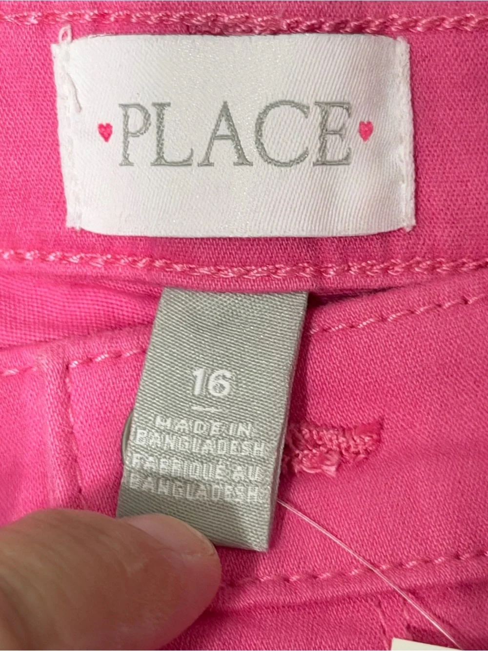 The Children's Place Hot Pink Roll-Cuff Shorts